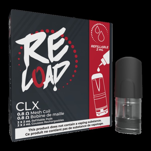 CLX STLTH Re Load Compatible Refillable Pods 2 Pcs...