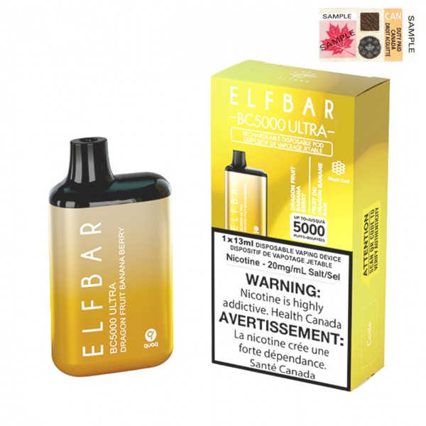ELF Bar Ultra Rechargeable Disposable Vape BC5000 Puff Elfbar