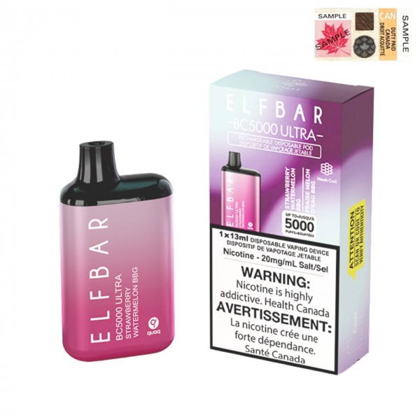 ELF Bar Ultra Rechargeable Disposable Vape BC5000 Puff Elfbar