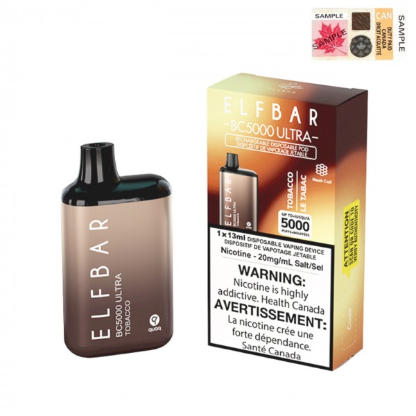 ELF Bar Ultra Rechargeable Disposable Vape BC5000 Puff Elfbar