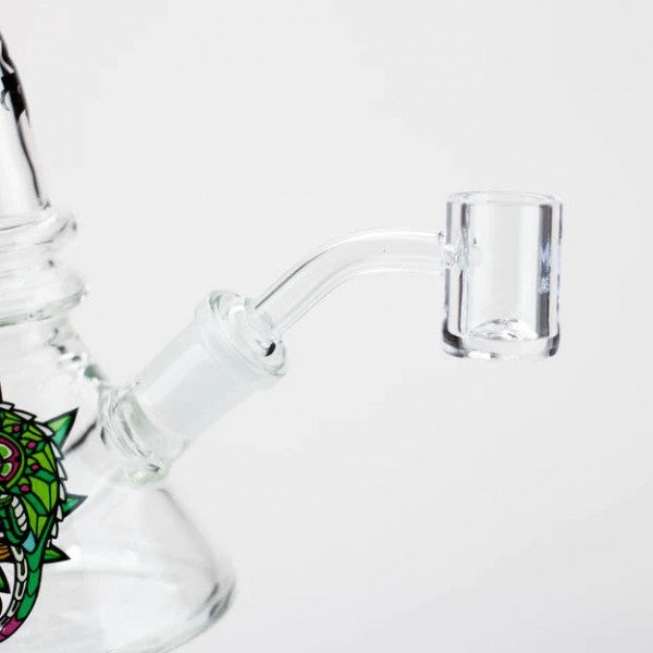 6.3" MGM Glass 2-in-1 bubbler with Graphic [C2671]