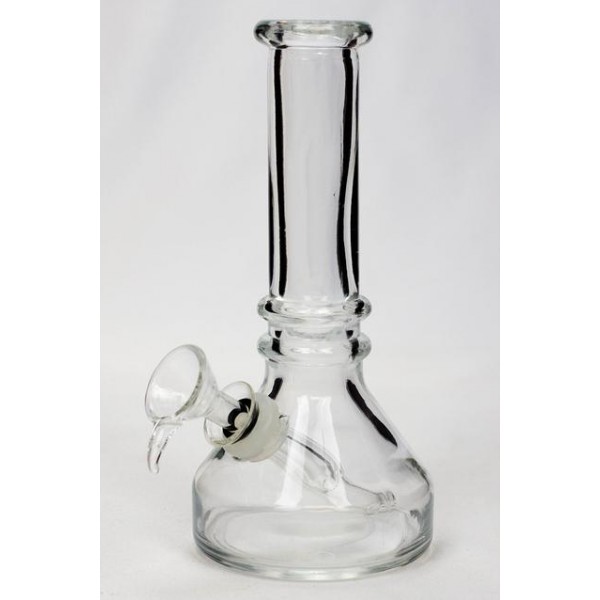 Heavy 6" Clear Soft Glass Water Bong