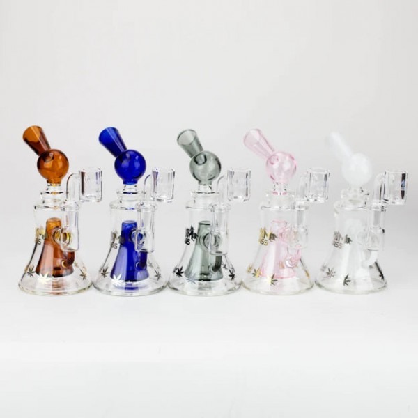 5.7" MGM Glass 2-in-1 bubbler with Logo [C267...