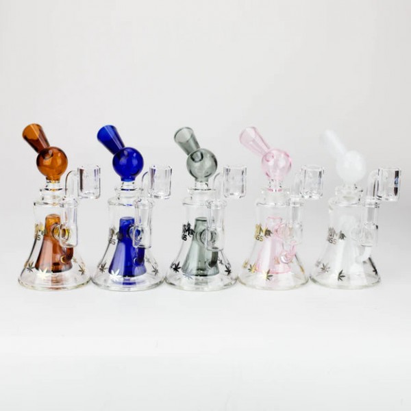 5.7" MGM Glass 2-in-1 bubbler with Logo [C267...