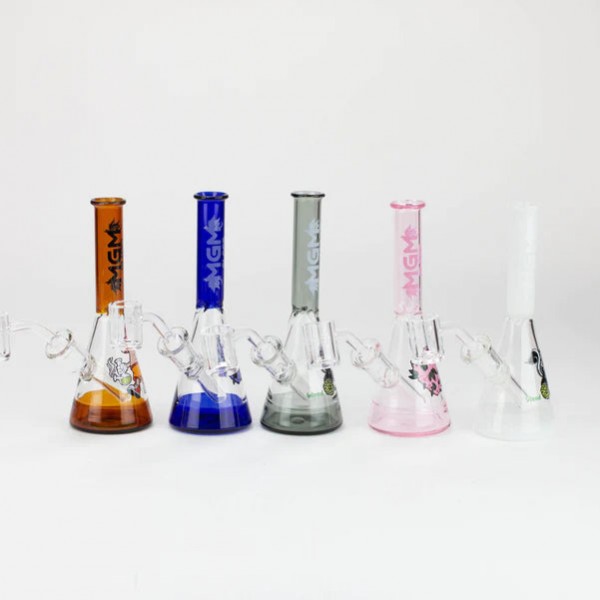 5.9" MGM Glass 2-in-1 bubbler with Logo [C5005]