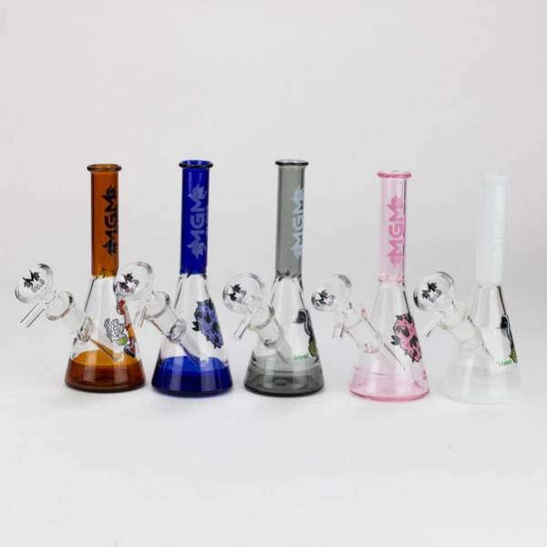 5.9" MGM Glass 2-in-1 bubbler with Logo [C5005]