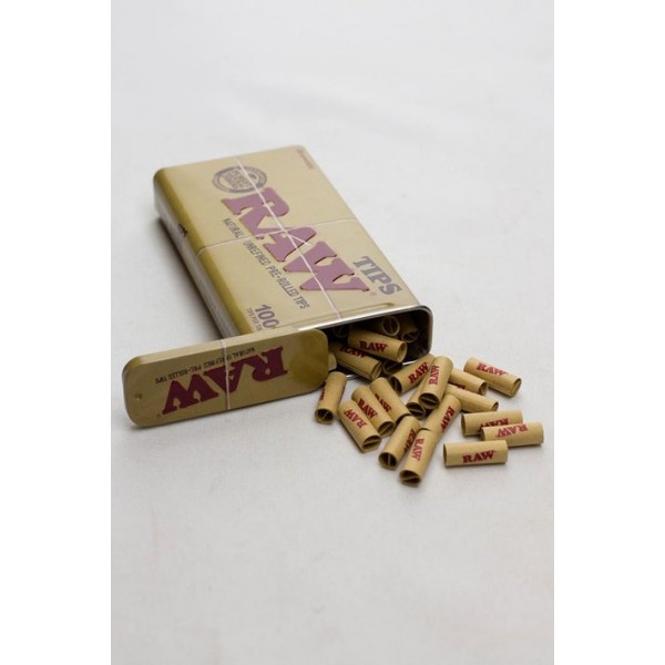RAW Rolling paper pre-rolled filter tips 100 in a ...