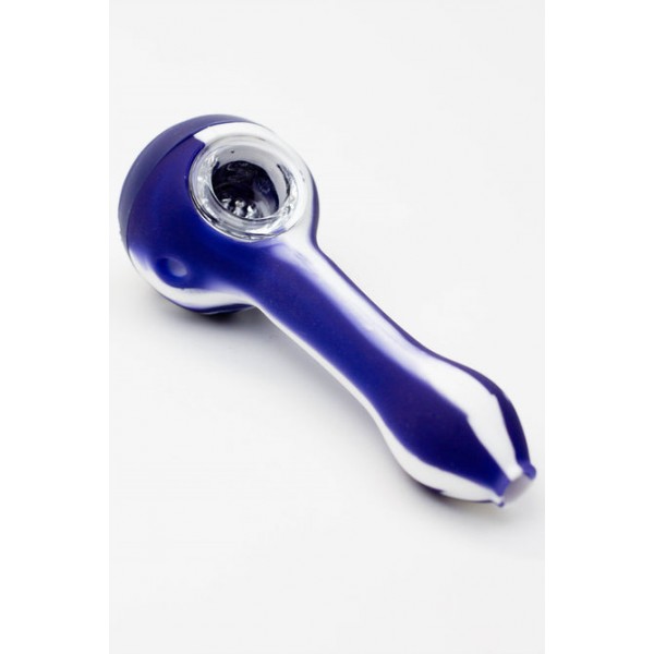 EYE Silicone Hand Pipe with Glass Bowl