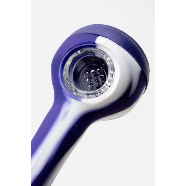 EYE Silicone Hand Pipe with Glass Bowl