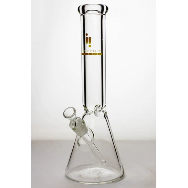 Infyniti Glass 14" - 9mm Beaker Glass Water B...