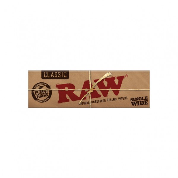 RAW Classic Single Wide Rolling Papers (50 sheets per pack)